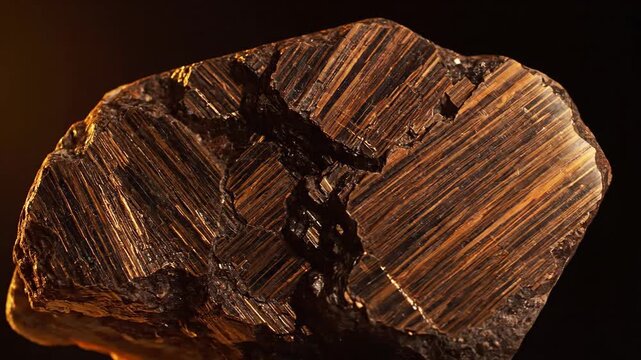 Bronzite Mineral with Metallic Sheen