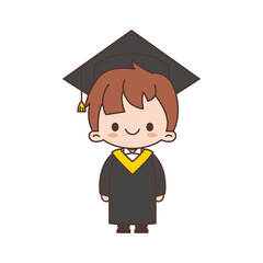 little boy with graduation cap © sans