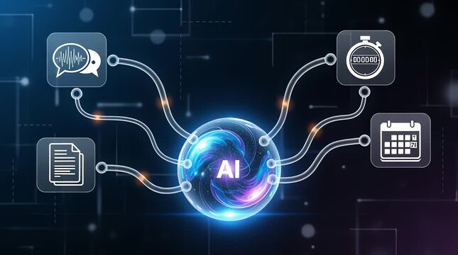 Artificial Intelligence powering modern business operations with innovation and efficiency