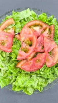 ensaladas frescas, vegetales