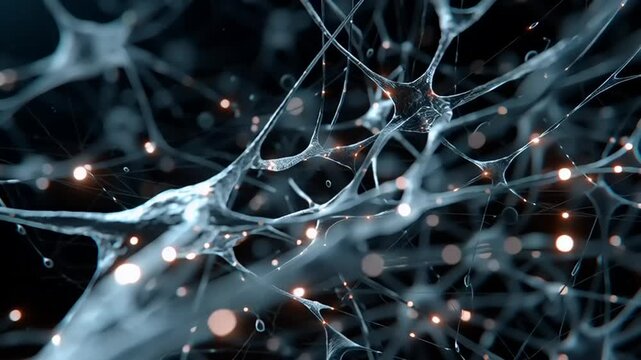 Neurons Network Brain Cells Science.
