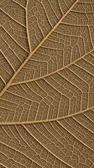 Fototapeta premium Intricate leaf texture mobile wallpaper