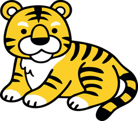 tiger striped strong powerful mighty © Серине Хачатрян
