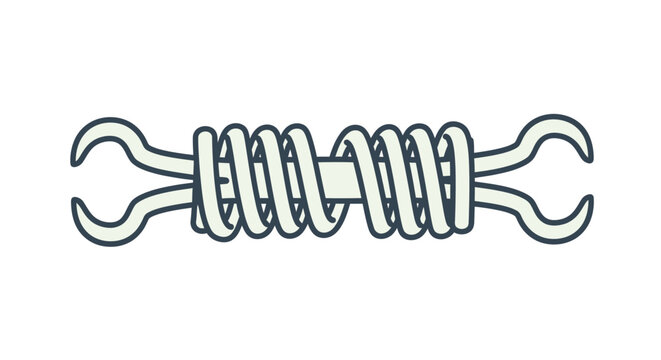 A spring-loaded wrench combination tool with adjustable spanners on both ends is shown in a detailed illustration.