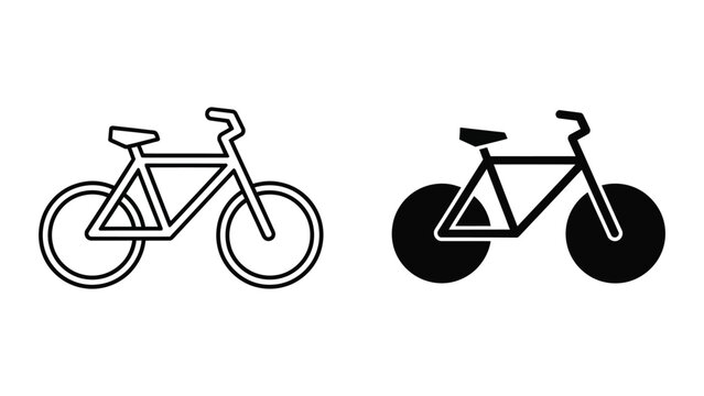 Comparison of a traditional road bike and a fixed-gear track bike with disc wheels