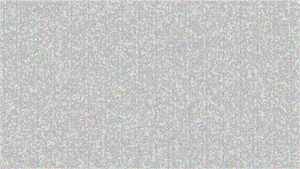 Fototapeta premium Subtle geometric pattern in pale gray and white with rainbow color subtle dots creating abstract textured background for design projects and digital art applications.