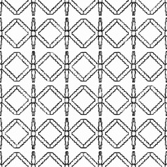 Fototapeta premium black and white seamless pattern
