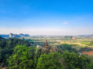Obraz premium Landscape of Khao Na Nai Luang Dharma Park.located in Suratthani province of Thailand