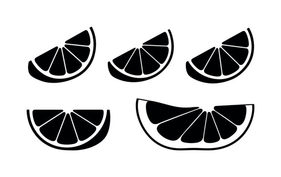 Citrus wedges including lemon wedge pieces, lime wedge slices, orange wedge segments, grapefruit wedge cuts, pomelo wedge sections