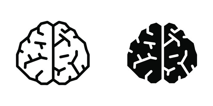 Contrasting brain hemispheres illustration depicting cognitive and analytical differences