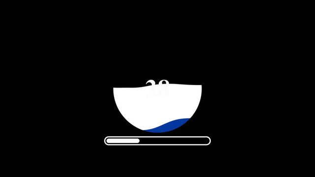 Russia Flag Loading Animation &ndash; Modern UI Loading Screen Loop