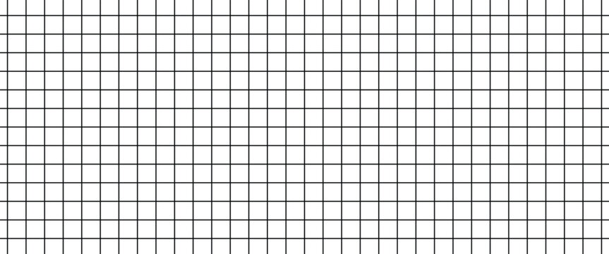 Square  geometric grid line on white background. Vector grid graph line use in modern layouts and digital interfaces. EPS 10.