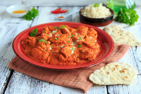 Butter Chicken mit Naan