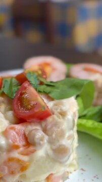 matambre con ensalada rusa