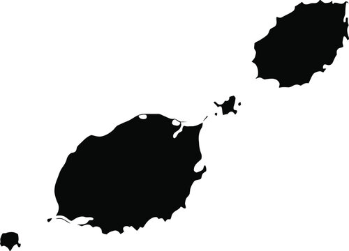 Belgium, Belarus, Barbuda, Bahrain, Barbados
Precise island silhouette map of Barbados with accurate boundaries. Editable EPS vector ideal for Caribbean travel and geography design.