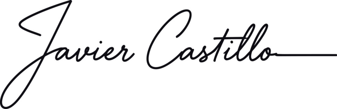 A signature of Javier Castillo in black ink on a white background
