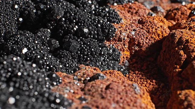 Black Botryoidal Romanechite Mineral Specimen