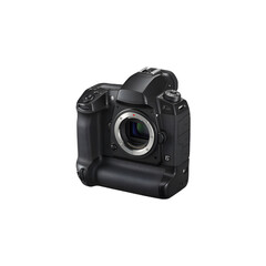 Fototapeta premium Professional digital slr camera with black and silver body design