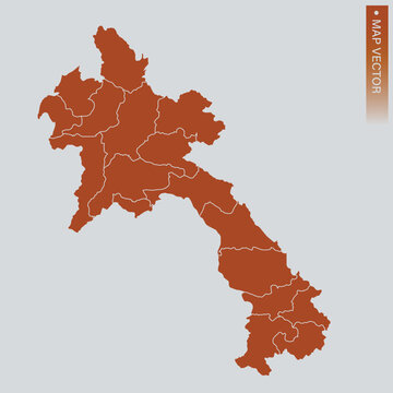 Laos map