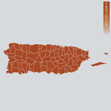 Puerto Rico map