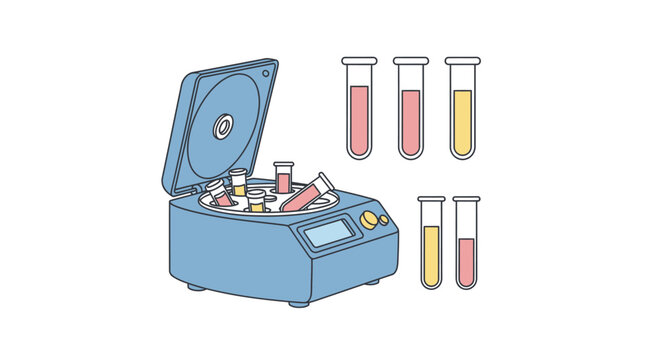 Medical Refrigerator with Vaccine Vials.