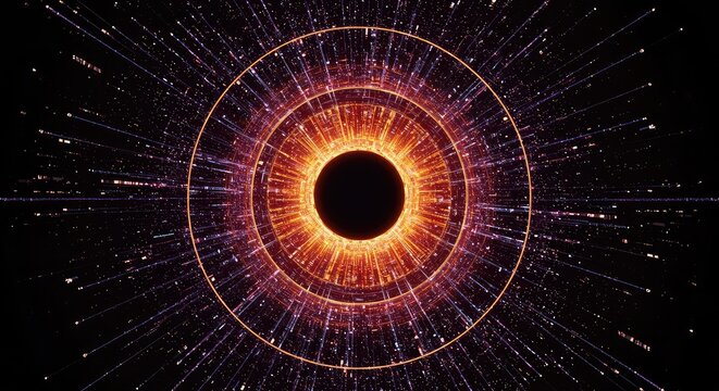 Endless digital vortex background illustrating infinite theoretical data flow and complex conceptual expansion, theoretical, template, subtle