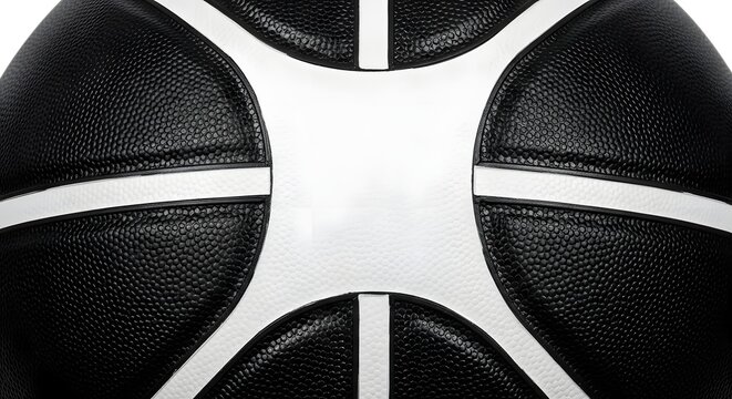 Four basketballs arranged in a symmetrical diamond formation on a flat surface