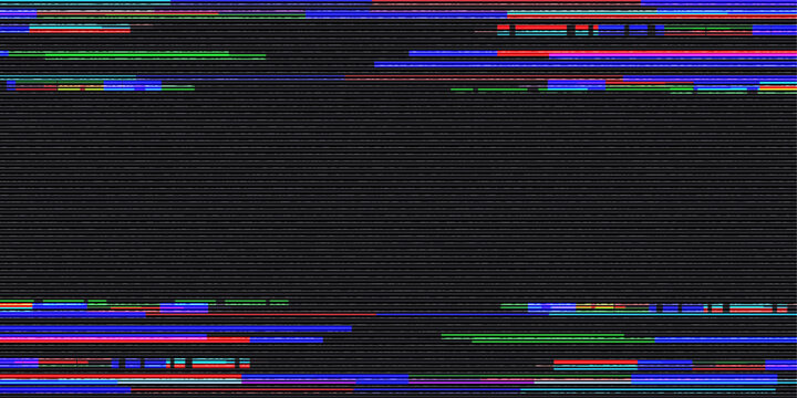 Glitch background. Television noise. TV static noise texture. Pixelated television screen backdrop . Vector illustration.