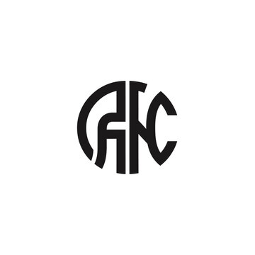 Monogram logo design with letters.