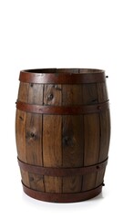 Fototapeta premium Weathered Oak Barrel for Pirate Ship Decor