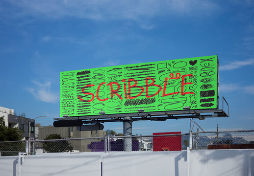 Billboard Mockup in Los Angeles, USA