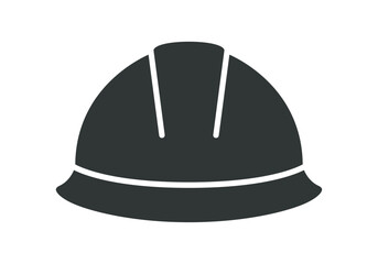 Casco de seguridad gris oscuro para protección en construcción e ingeniería industrial