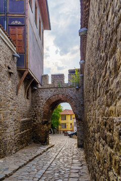 Hisar Kapia gate, old town of Plovdiv