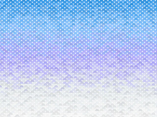 Overlapping Scale Pattern Bold Geometric Repeat Wallpaper © iushakovsky