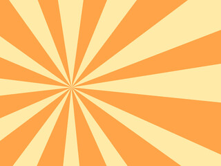 Obraz premium Retro Sunburst Ray Pattern Dynamic Light Background