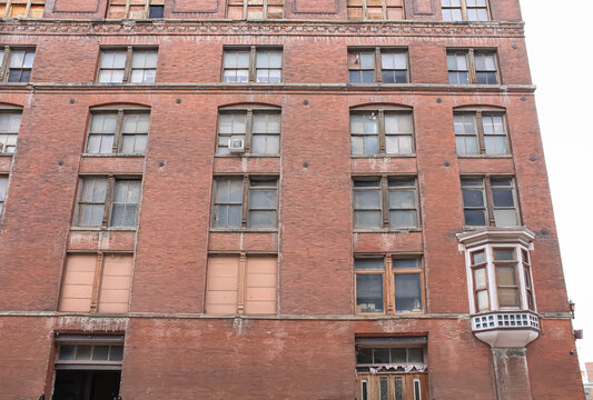 John Deere Factory Pink Window