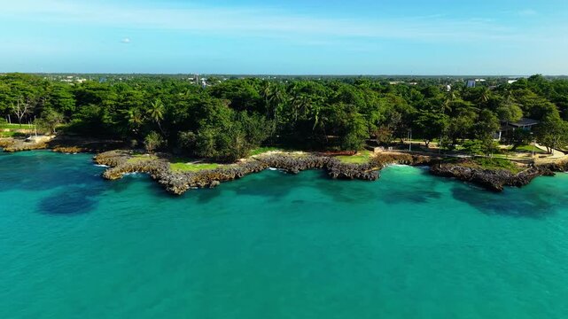 costas de  del mar en republica Dominicana