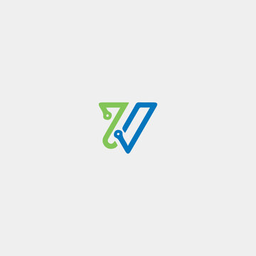 vt tech logo design vector format