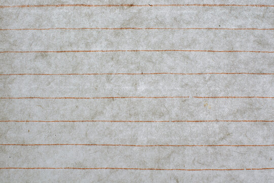 Papier japonais traditionnel Washi avec grille rouge et calligraphie manuscrite vintage