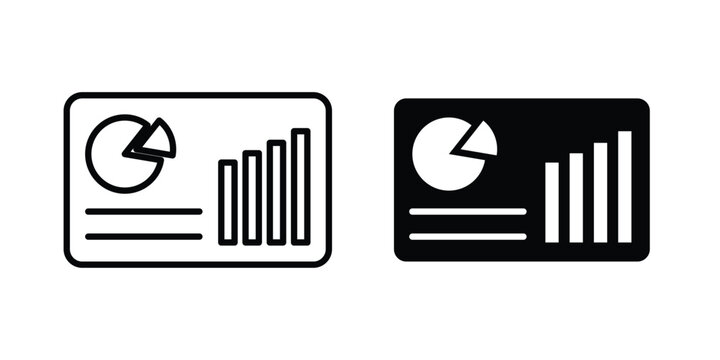 Dashboard icon Outline Style. Vector Illustration in flat For Graphic Design