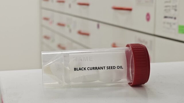 BLACK CURRANT SEED OIL capsules used to support immune function and skin health rich in essential fatty acids