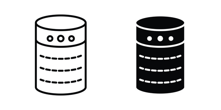 Smart speaker icon Outline Style. Vector Illustration in flat For Graphic Design