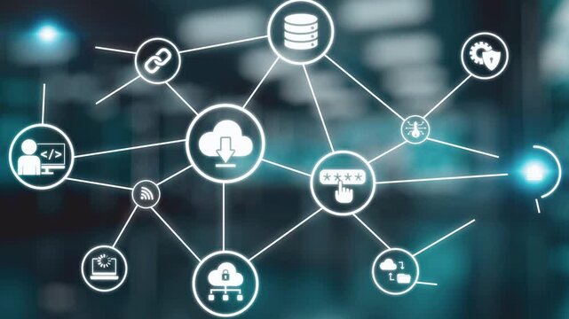 Cloud computing, cloud strategy, and cloud technology transforming digital infrastructure with scalable services, secure data storage, and cloud-based digital business solutions. Spire