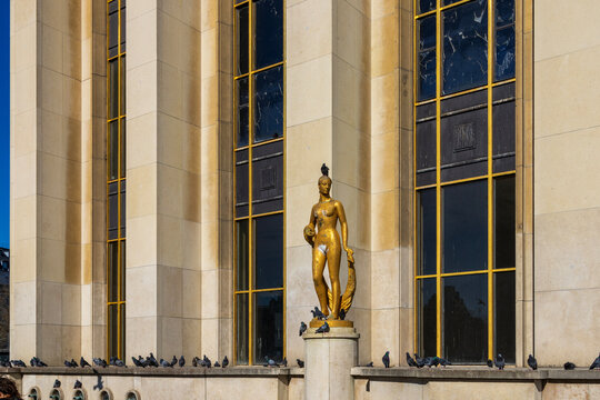 Parvis Droits de l'Homme in Paris France FR
