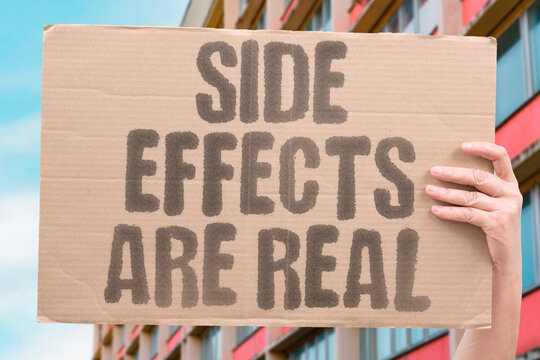 "Side Effects Are Real" Cancer treatments including chemotherapy and radiation cause significant side effects that must be actively managed. CANCER. TREAT. SIDE. EFFECT. MANAGE.
