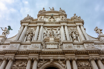 Obraz premium Church of Santa Maria Zobenigo in Venice, Italy