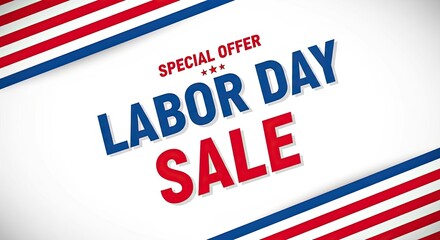 Fototapeta premium Labor day sale celebrate workers with special offers discounts a guide to labour day savings