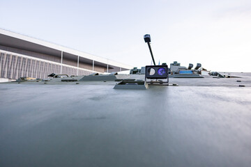 Military equipment and army equipment.. Advanced turret sensors monitor distant horizons effectively. Cuttingedge sensor arrays and panoramic optical systems ensure superior target tracking © NastyaPhoto