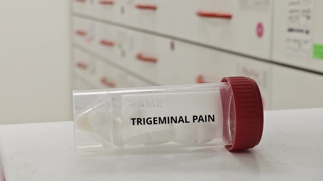 TRIGEMINAL PAIN treatment tablets used to relieve severe facial nerve pain in trigeminal neuralgia
