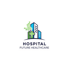 Fototapeta premium Modern hospital building with healthcare concept.